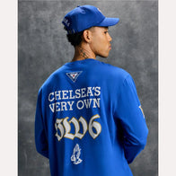 OVO x Chelsea FC Long-Sleeve T-Shirt Shirt unisex detail view 3 | Dash Racegear — OVO Chelsea FC co-branded long-sleeve tee with minimalist flair