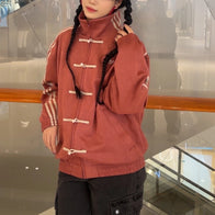 Adidas Chinese New Year Red Jacket Jacket unisex detail view 4 | Dash Racegear — 2025 Chinese New Year Red Adidas Tang Jacket