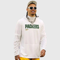 Christian Watson Packers White Hoodie Hoodie unisex detail view 3 | Dash Racegear — Christian Watson Packers White Fan Hoodie