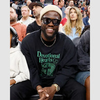 Kevin Hart Los Angeles Clippers Game Black Sweatshirt Sweatshirt unisex detail view 2 | Dash Racegear — Stylish Black Sweatshirt – Kevin Hart at Clippers NBA Game