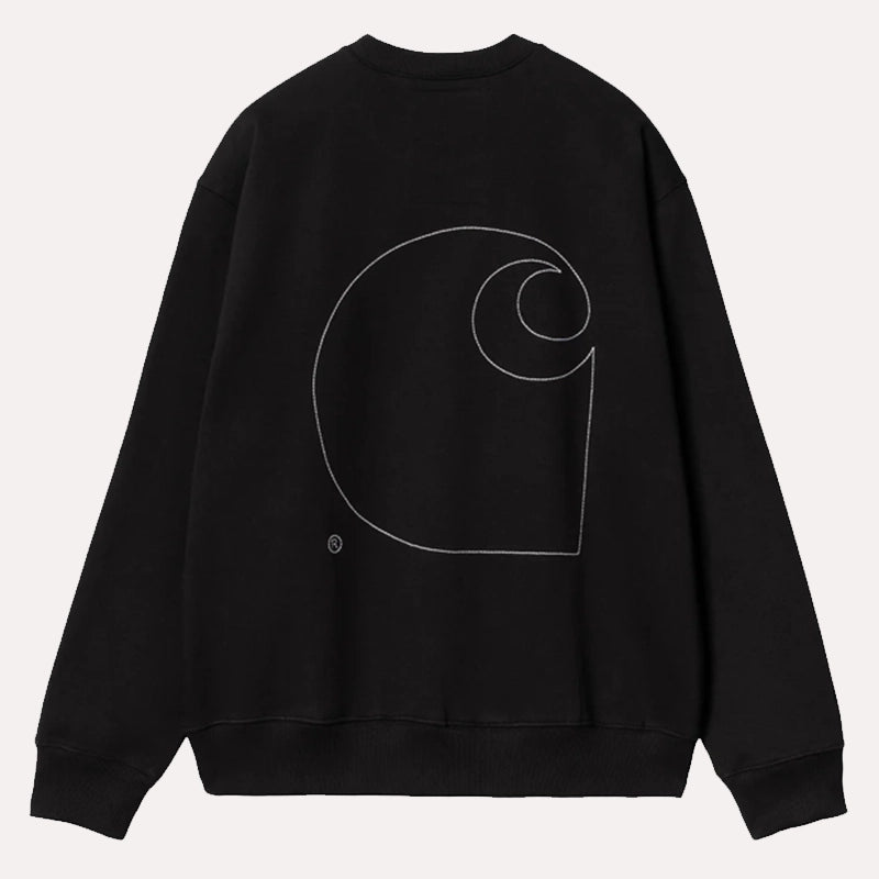 Carhartt WIP x Clipse Sweatshirt Sweatshirt unisex detail view 2 | Dash Racegear — Clipse x Carhartt WIP Crewneck – Limited Edition Streetwear