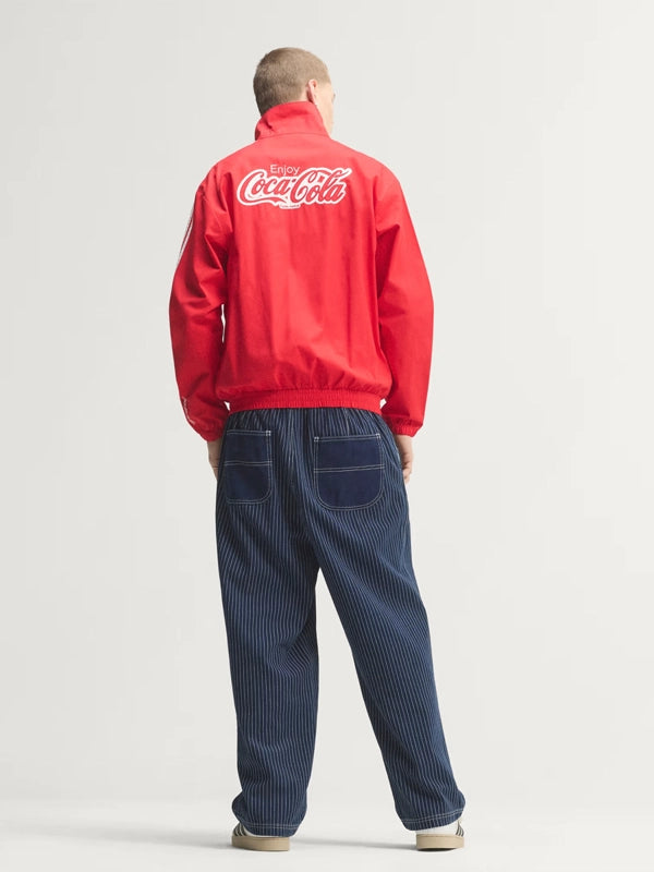 Adidas x Coca-Cola Firebird Track Jacket Jacket unisex detail view 3 | Dash Racegear — Red Coca-Cola x Adidas Firebird 2026 track jacket with classic logo and sporty streetwear style