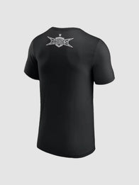 Cody Rhodes Crest T-Shirt Shirt unisex detail view 3 | Dash Racegear — Black and white Cody Rhodes graphic tee delivers a relaxed fit with a strong emblem detail and easy streetwear appeal.