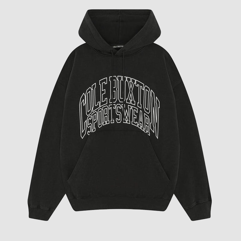 Cole Buxton Sportswear Arc Hoodie Hoodie unisex front product view | Dash Racegear — Cole Buxton Sportswear Hoodie – Perfect for Everyday Wear