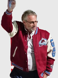 Peter Forsberg Colorado Avalanche’s 30th Anniversary Celebration Jacket Jacket unisex detail view 4 | Dash Racegear — 30th Anniversary Colorado Avalanche Peter Forsberg jacket showcasing special edition embroidery for hockey collectors and fans.