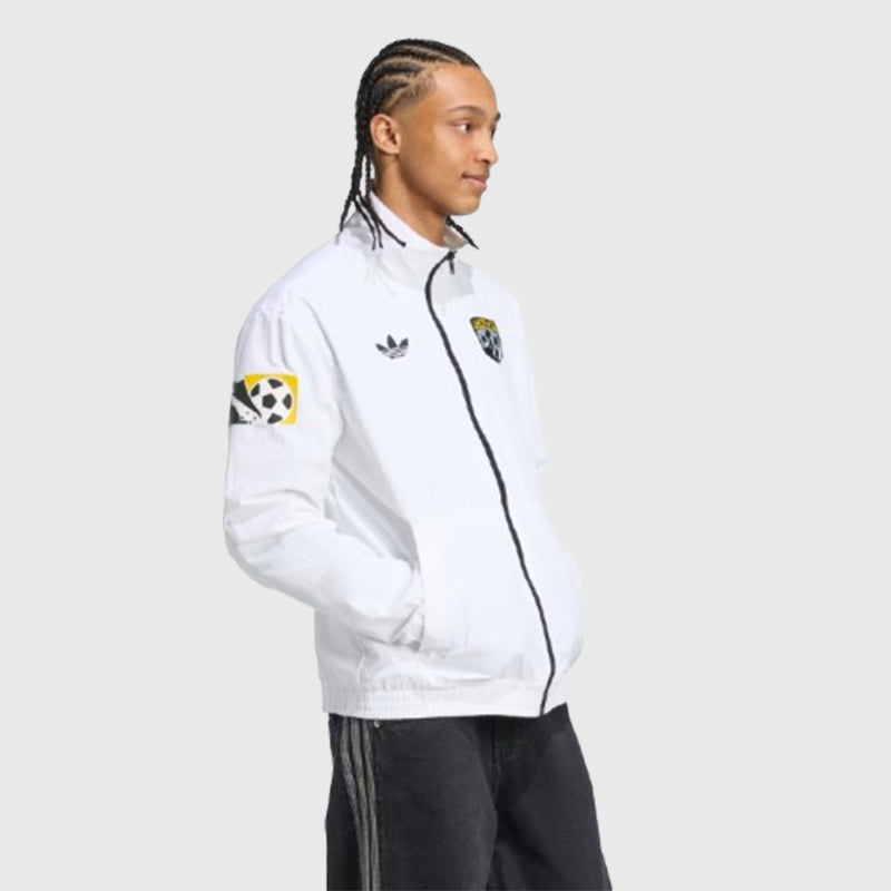Columbus Crew 2025 Archive Anthem Jacket Jacket unisex detail view 3 | Dash Racegear — Columbus Crew 2025 anthem jacket—where legacy meets lifestyle