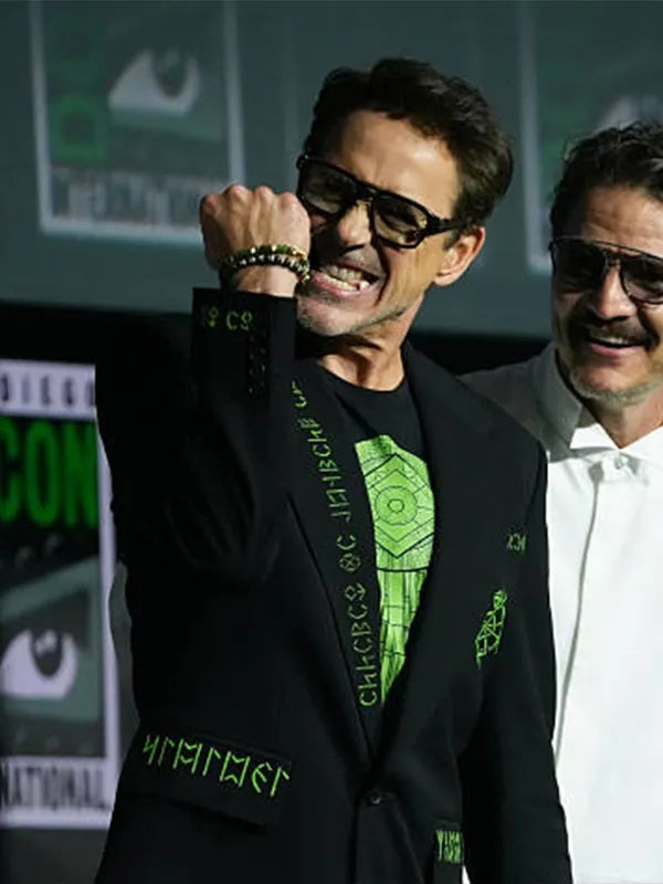 San Diego Comic-Con 2026 Robert Downey Jr. Doomsday Blazer Blazer unisex detail view 2 | Dash Racegear — Comic-Con-2026-RDJ-Avengers-Doomsday-Dr.-Doom-Blazer