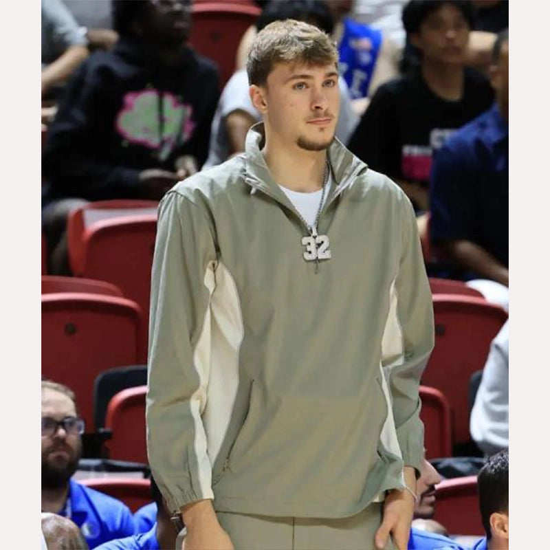 Cooper Flagg 2025 NBA Summer League Jacket Jacket unisex front product view | Dash Racegear — cooper flagg nba team jacket from summer league