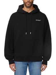 Costco Off White Hoodie Hoodie unisex front product view | Dash Racegear — Men’s black Costco Off-White hoodie with classic pullover design, soft fleece, and casual street style.