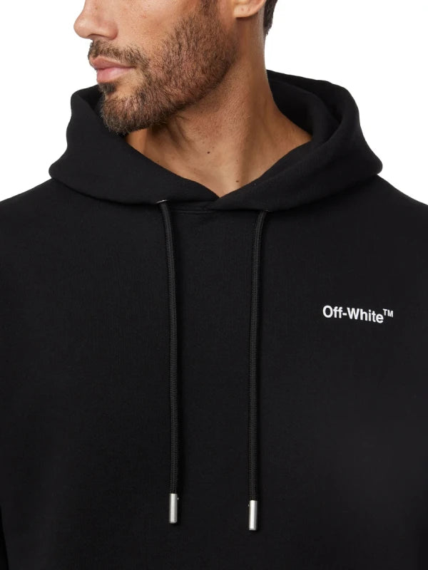 Costco Off White Hoodie Hoodie unisex detail view 4 | Dash Racegear — Men’s black Costco Off-White pullover hoodie, roomy fit and warm fabric for casual everyday wear.