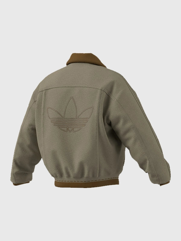 Adidas Chinese New Year Crafted Jacket Jacket unisex detail view 3 | Dash Racegear — Oversized Adidas SS26 bomber jacket designed with crafted details for Chinese New Year 2026