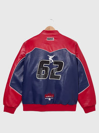 Cristian Andres Spider-Man Jacket Jacket unisex detail view 5 | Dash Racegear — Spider-Man leather jacket inspired by Cristian Andres at the Brand New Day Premiere for effortless streetwear appeal.