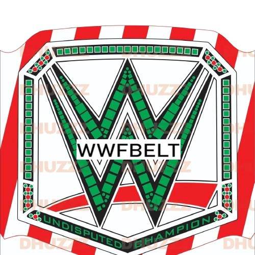 Custom WWE Happy Christmas Champion Inspired Title Belt - 3 | Dash Racegear