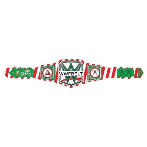 Custom WWE Happy Christmas Champion Inspired Title Belt - 1 | Dash Racegear