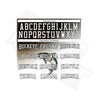 Custom Stitched White & Black - Old Gold 3D Rainbow Trout Fishing Hoodie