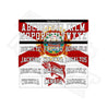 Custom Stitched White & Red - Black 3D Atlantic Salmon Fishing Hoodie