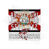 Custom Stitched White & Red - Black 3D Atlantic Salmon Fishing Hoodie