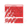 Custom Stitched Red & White 3D Pattern Sports Hoodie - Dash Racegear Store