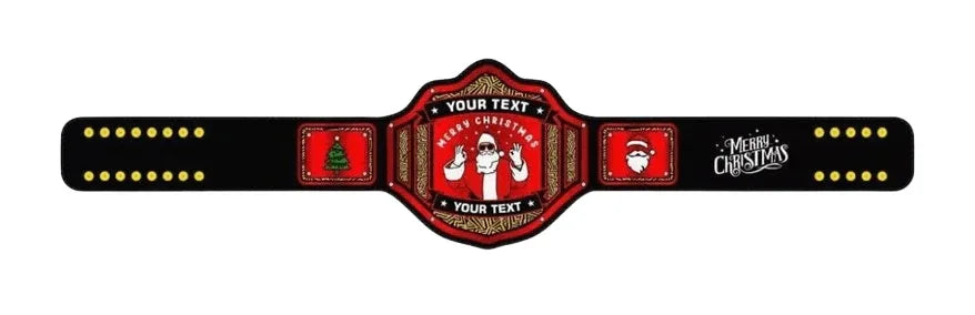Customized Christmas Championship Inspired Title Belt - 5 | Dash Racegear