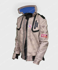 Cyberpunk 2077 Jacket for Sale Jacket unisex detail view 8 | Dash Racegear — Cyberpunk 2077 Camel Leather Jacket