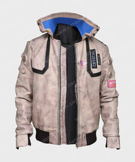 Cyberpunk 2077 Jacket for Sale Jacket unisex detail view 7 | Dash Racegear — Cyberpunk 2077 Leather Bomber Jacket