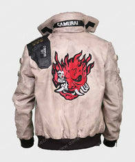 Cyberpunk 2077 Jacket for Sale Jacket unisex detail view 9 | Dash Racegear — Cyberpunk 2077 Bomber Camel Jacket