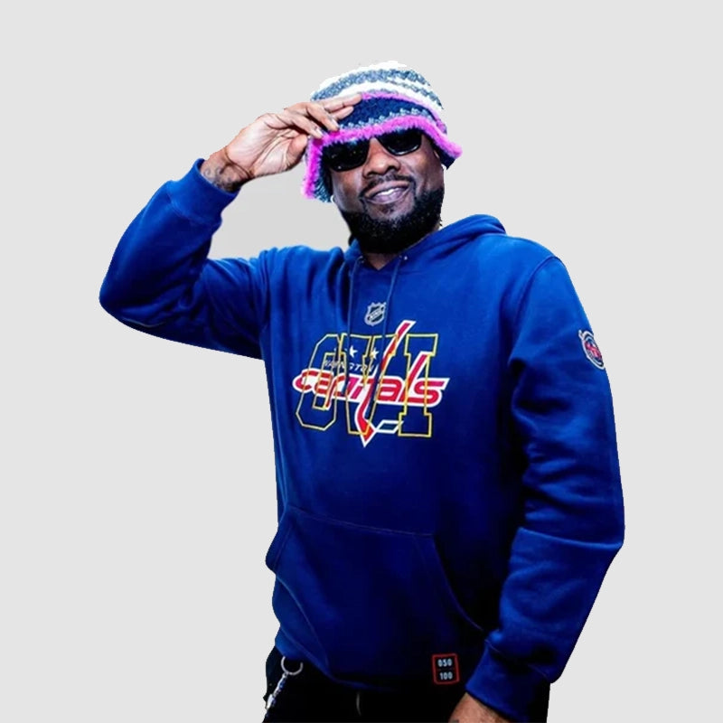 Washington Capitals Fanatics x Major DC Hoodie Hoodie unisex detail view 4 | Dash Racegear — This Fanatics x Major DC hoodie is a bold take on Washington Capitals gear with standout style.