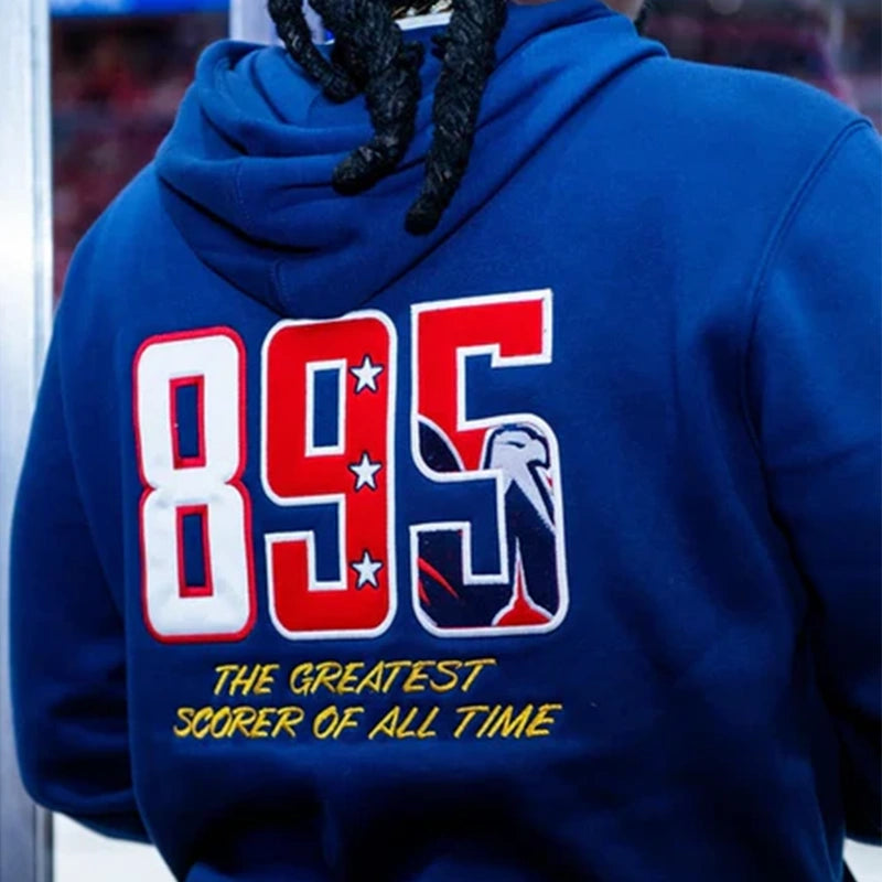 Washington Capitals Fanatics x Major DC Hoodie Hoodie unisex detail view 3 | Dash Racegear — Elevate your fan game with the Major DC and Fanatics hoodie featuring Washington Capitals details.