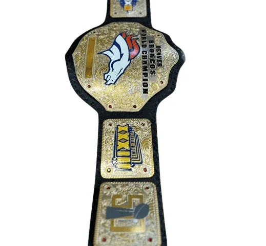 DENVER BRONCOS NFL Championship Wrestling Belt - 4 | Dash Racegear