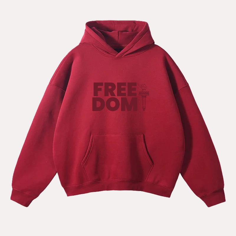 Dash Racegear Graphic Vibes Freedom Hoodie Hoodie unisex front product view | Dash Racegear — Dash Racegear Freedom Hoodie – Bold Graphic Vibes Statement