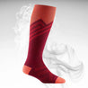 Darn Tough Women's RFL Ultra - Light Ski Socks - Large - Red