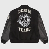 Denim Tears Peace Wreath Varsity Jacket Varsity Jacket unisex detail view 9 | Dash Racegear — Peace Wreath varsity jacket by Denim Tears streetwear