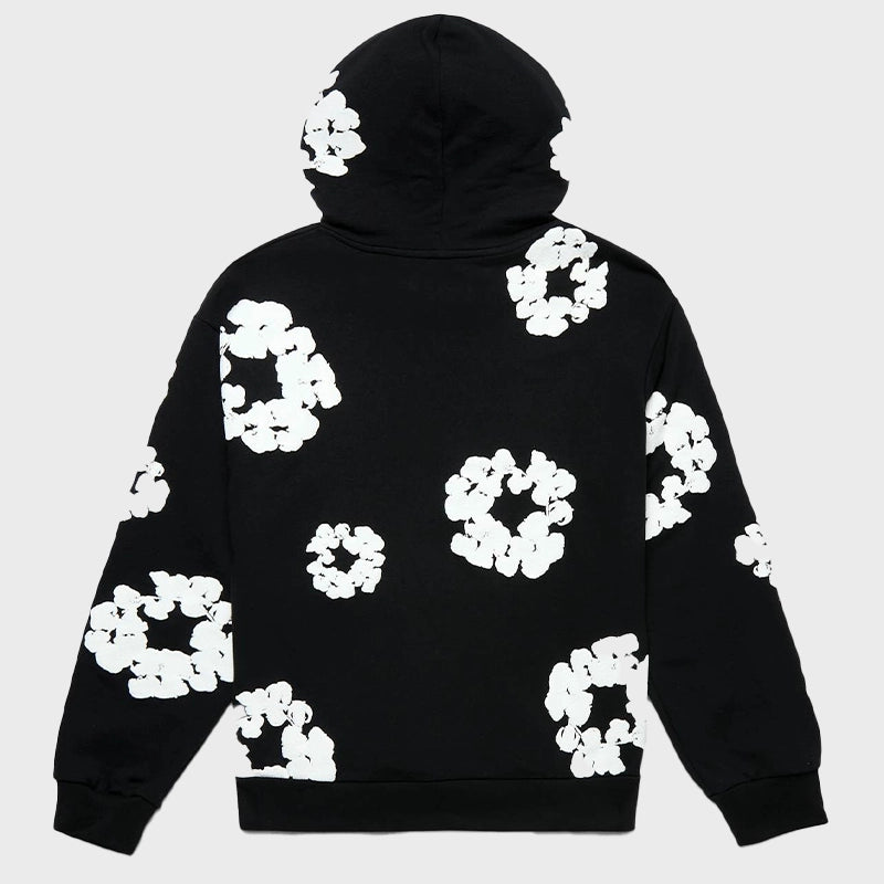 Denim Tears The Cotton Wreath Hoodie Hoodie unisex detail view 2 | Dash Racegear — Denim Tears The Cotton Wreath Hoodie