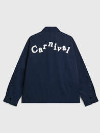 Carnival Golf x Disney Donald Jacket Jacket unisex detail view 2 | Dash Racegear — Disney Donald x Carnival Golf 2026 Zip-Up Jacket in Navy Blue for men and women with a relaxed fit and everyday comfort.