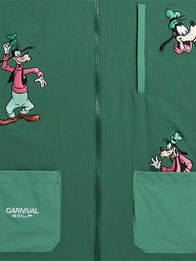Carnival Golf x Disney Goofy Vest Vest unisex detail view 3 | Dash Racegear — Disney Goofy Carnival Golf 2026 vest blending vibrant green styling with lightweight everyday versatility.