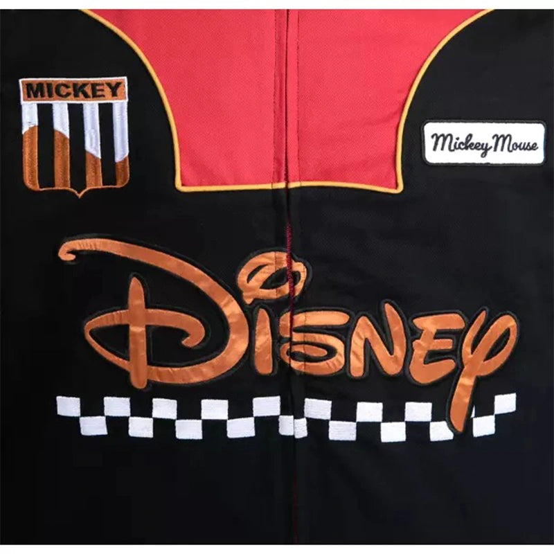 Disneyland Mickey Mouse Racing Jacket Jacket unisex detail view 6 | Dash Racegear — Mickey Mouse Disneyland Racing Jacket – Vintage Style