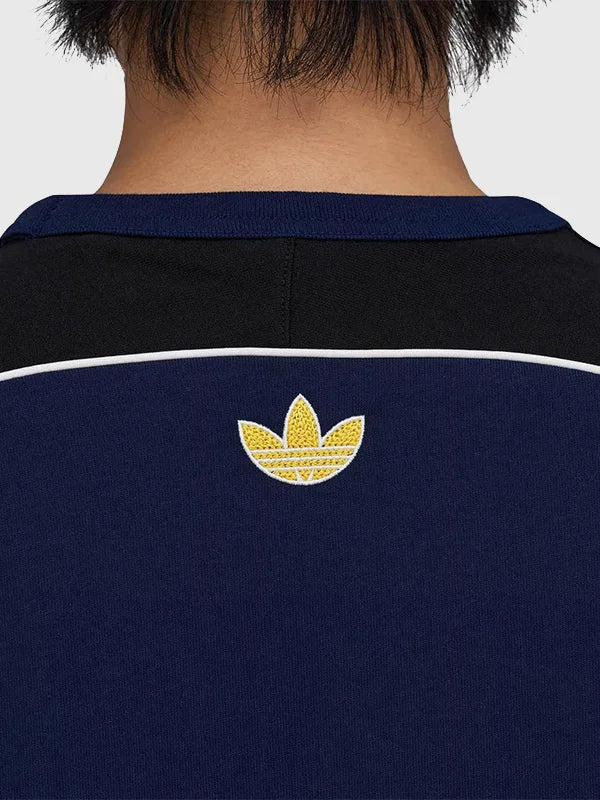 Adidas x Brain Dead x Disney t-Shirt Shirt unisex detail view 4 | Dash Racegear — The 2026 Adidas x Brain Dead x Disney Women's Navy Blue T-Shirt blends casual comfort with a bold artistic fashion aesthetic.