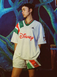 Brain Dead x Disney x Adidas Jacquard Soccer Jersey Jersey unisex detail view 4 | Dash Racegear — Adidas x Brain Dead x Disney Jacquard soccer women’s white jersey 2026, featuring a unique football-inspired design with modern fashion appeal.