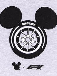 Disney x Formula 1 Pullover Sweatshirt Sweatshirt unisex detail view 4 | Dash Racegear — Disney x Formula 1 Grey Sweatshirt
