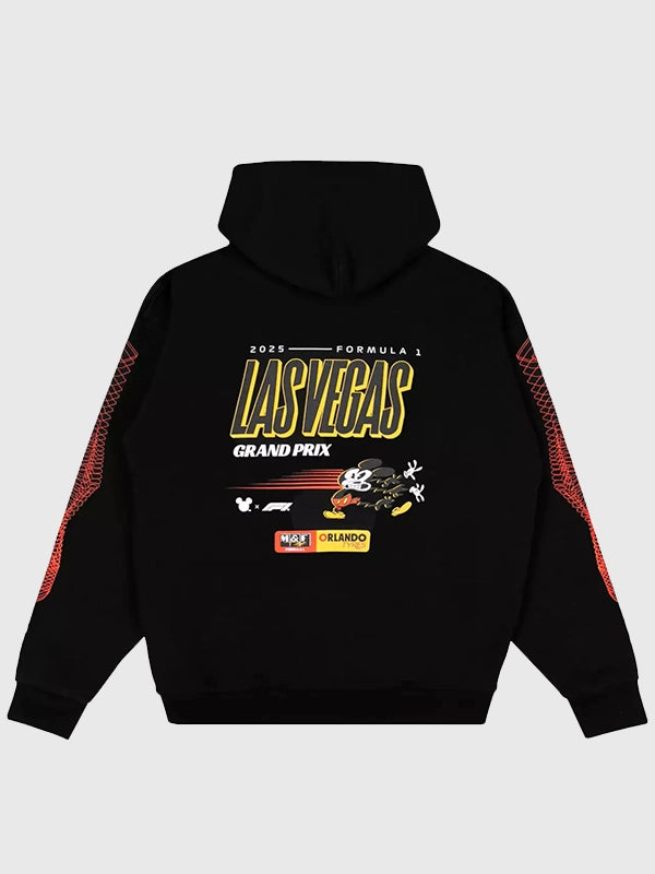 Disney x Formula 1 Pullover Hoodie Hoodie unisex detail view 2 | Dash Racegear — Disney F1 Racing Pullover Hoodie – Sleek Motorsport Style
