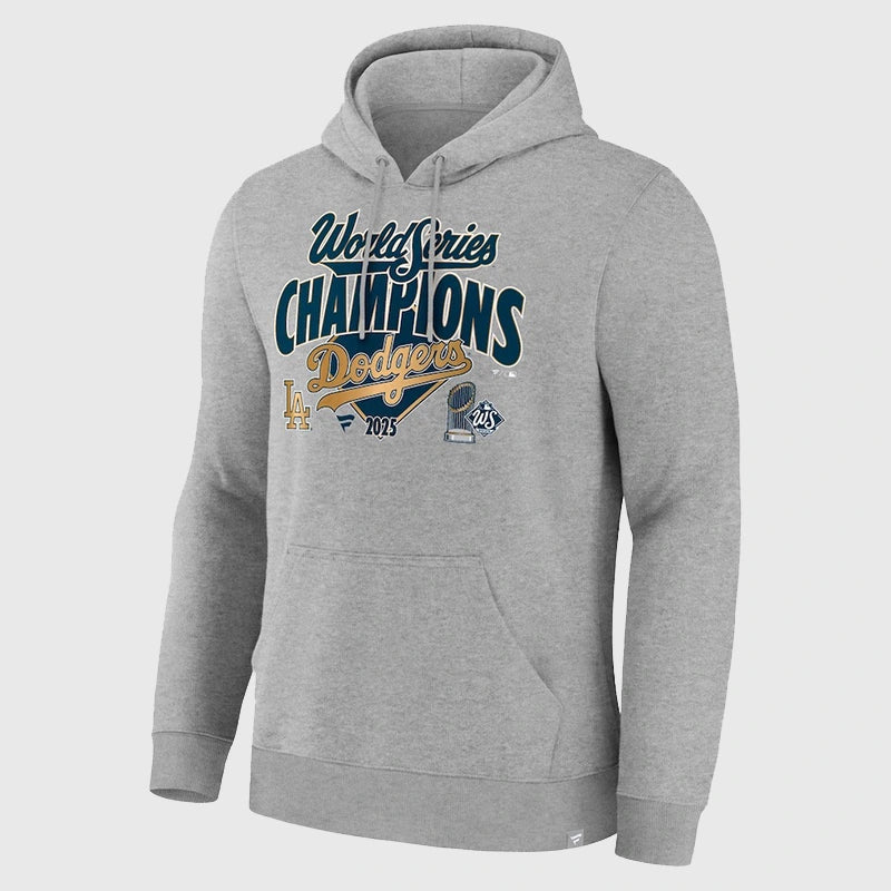 Dodgers 2025 World Series Champions Locker Room Hoodie Hoodie unisex detail view 2 | Dash Racegear — 2025 Dodgers World Series Locker Room Pullover Hoodie – Fan Favorite