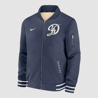 Los Angeles Dodgers Authentic Collection City Connect Jacket Jacket unisex front product view | Dash Racegear — Dodgers City Connect Jacket – Premium MLB Authentic Collection