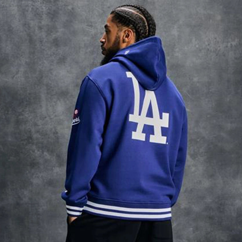 OVO x New Era x MLB Los Angeles Dodgers Hoodie Hoodie unisex detail view 3 | Dash Racegear — Stand Out in Style – OVO x LA Dodgers Hoodie