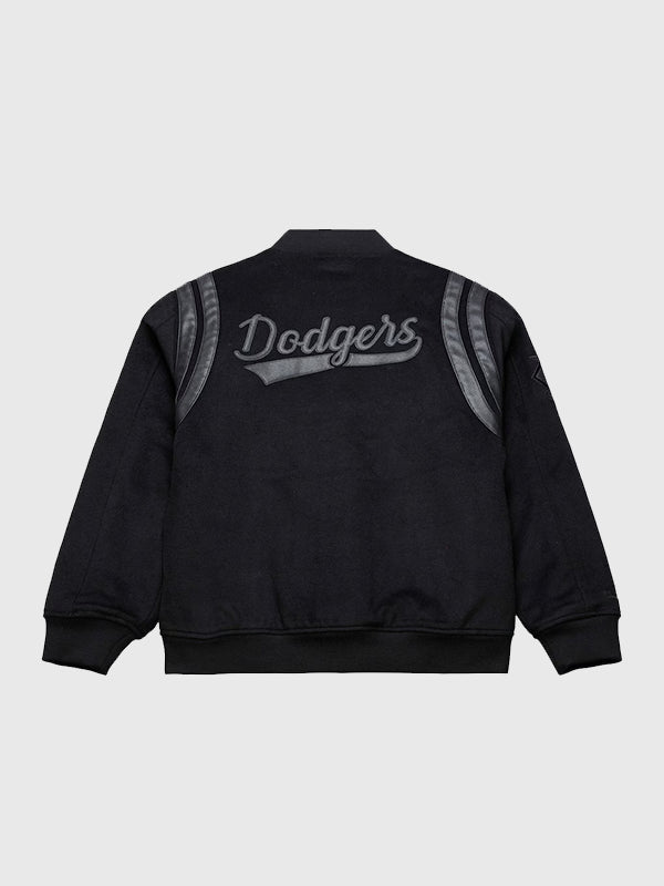 Los Angeles Dodgers Walk the Tunnel Varsity Jacket Varsity Jacket unisex detail view 2 | Dash Racegear — Los Angeles Dodgers Varsity Jacket for Tunnel Walk Moments & Fan Style