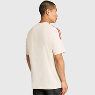 LFC Adidas 25/26 Domestic Training Tee Fashion Apparel unisex detail view 6 | Dash Racegear — Lightweight beige performance t-shirt for Liverpool FC players by Adidas