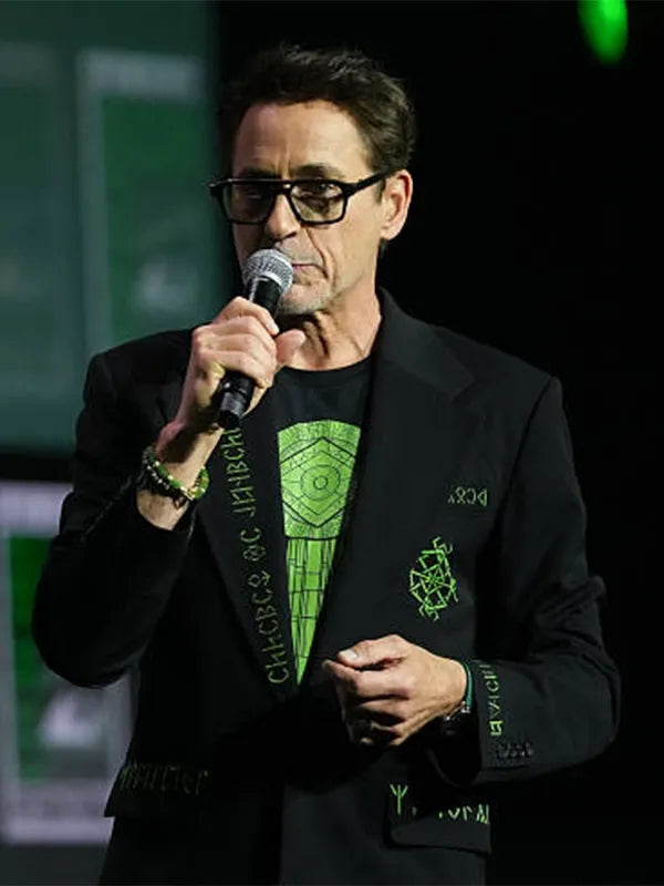 San Diego Comic-Con 2026 Robert Downey Jr. Doomsday Blazer Blazer unisex detail view 7 | Dash Racegear — San Diego Comic-Con 2026 blazer featuring a classic unisex fit and comfortable all-day wearability.