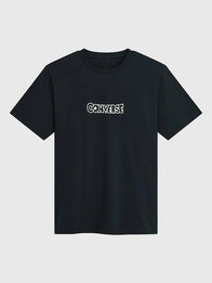 Converse x Dragon Ball Z Shenron T-Shirt Shirt unisex front product view | Dash Racegear — Converse x Dragon Ball Z Shenron 2026 Black T-Shirt for Men & Women featuring premium comfort and bold anime-inspired everyday style.
