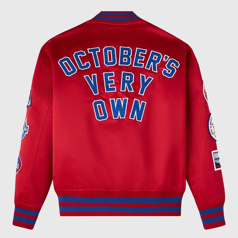 OVO x New Era x MLB Montreal Expos Varsity Jacket Varsity Jacket unisex detail view 5 | Dash Racegear — Expos Varsity Jacket by OVO – Celebrate Montreal in Style