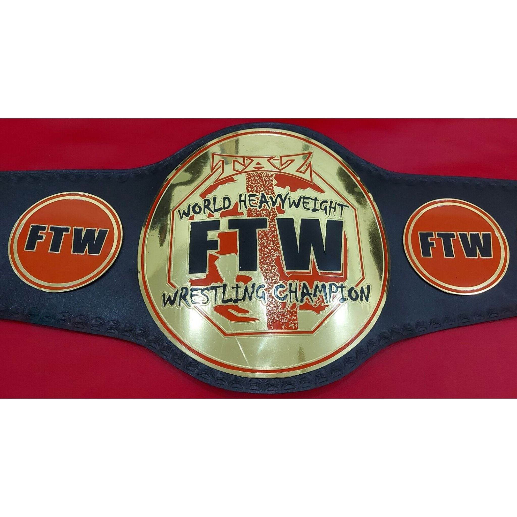 ECW FTW Taz Championship Inspired Title Belt - 2 | Dash Racegear