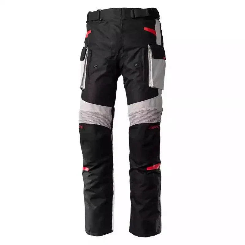 ENDURANCE CE MENS TEXTILE JEAN - BLACK/SILVER/RED - UK 52 / EUR 62 / INTL 4XL